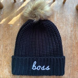 Lane Bryant knit beanie boss